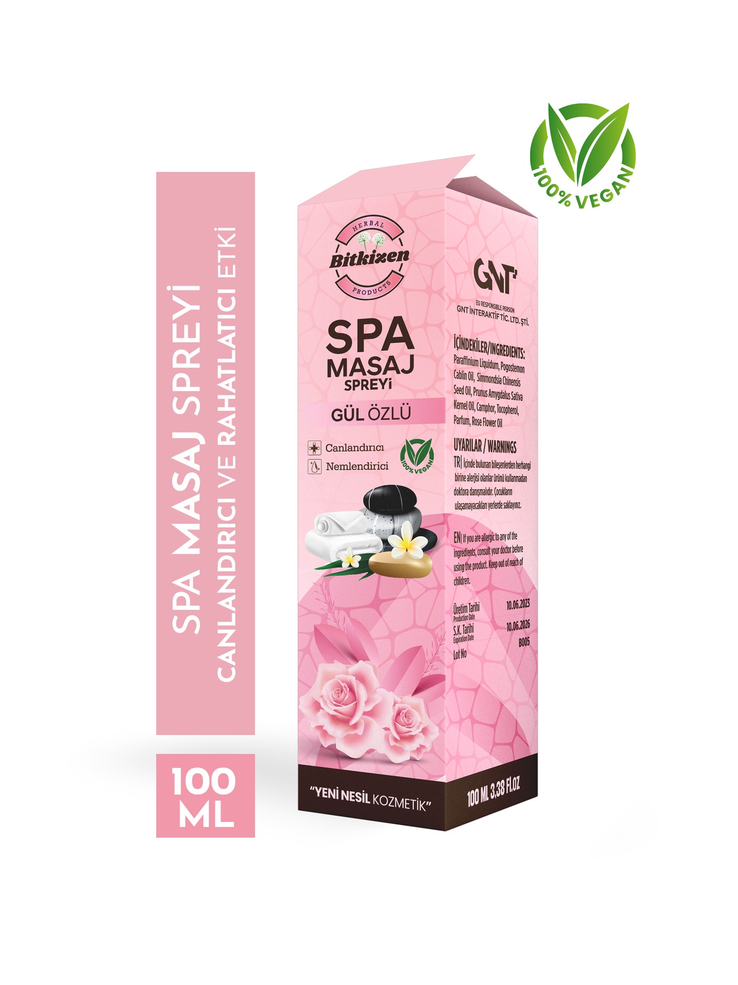 Plantzen Rose Extract Spa Massage Spray