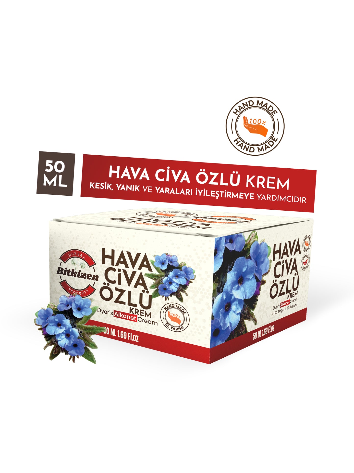 Bitkizen El Yapımı Havaciva Özlü Krem 50ML