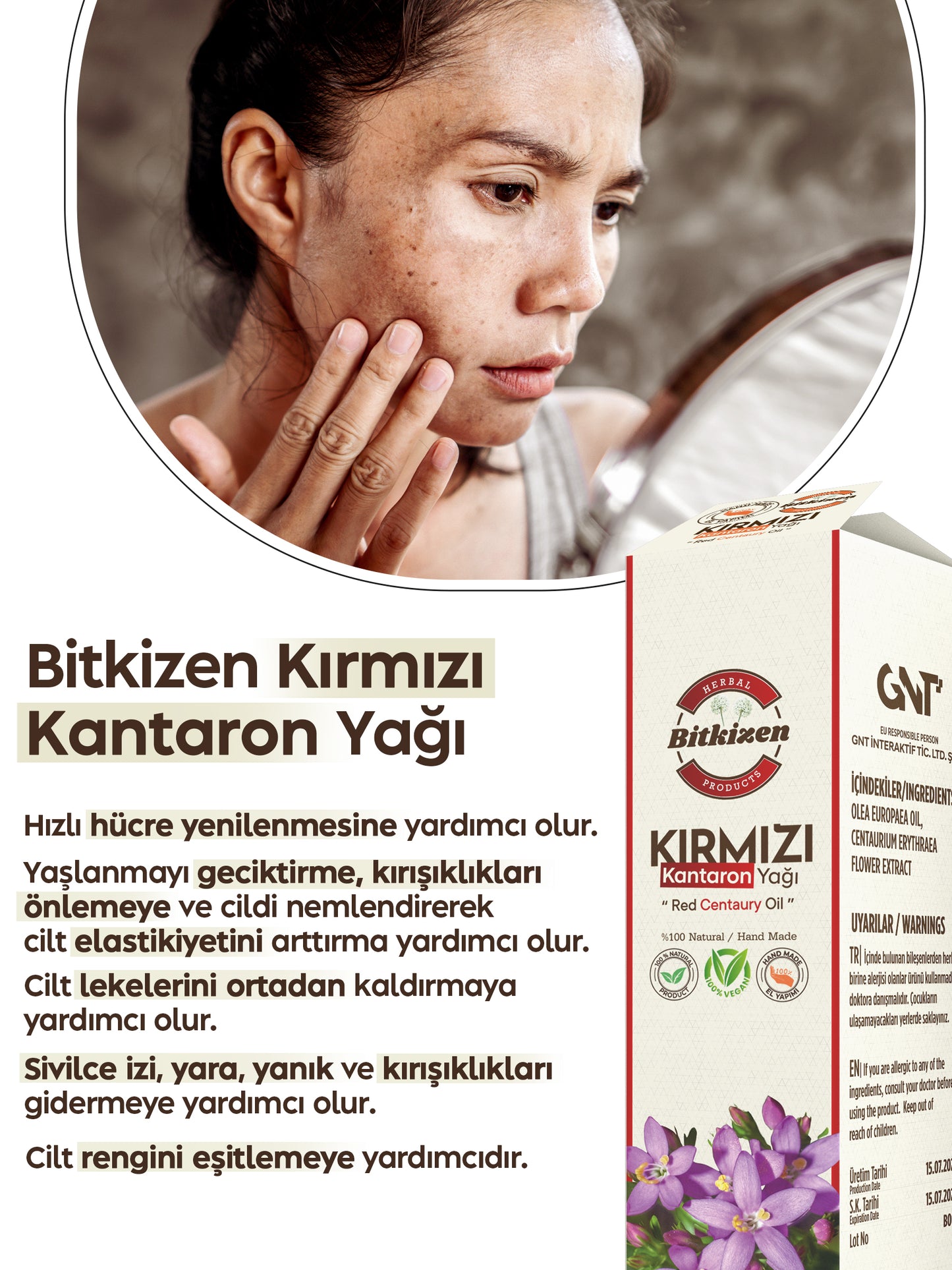 Bitkizen El Yapımı Kırmızı Kantaron Yağı 100ML