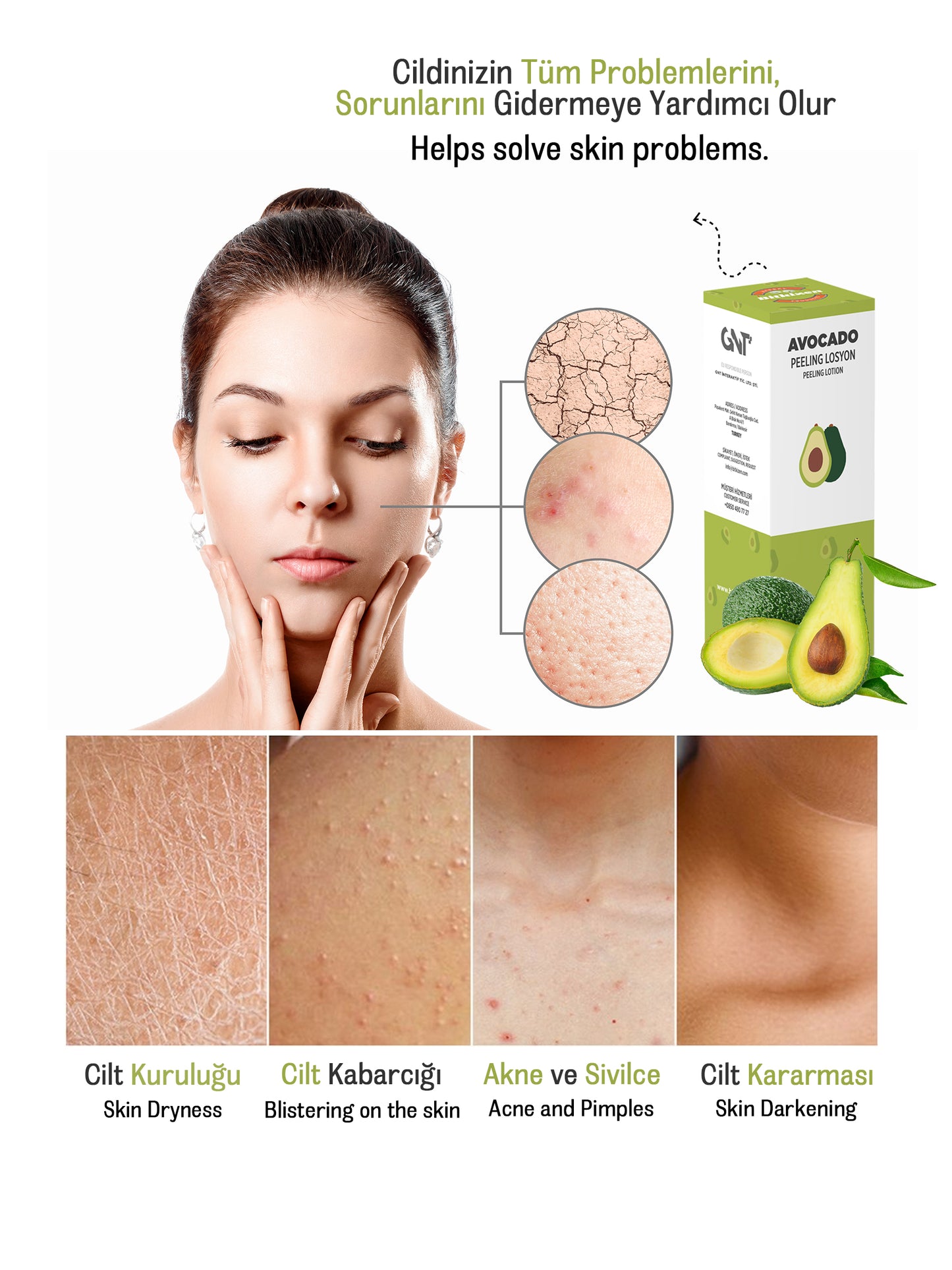 Besleyici, Arındırıcı ve Nemlendirici Peeling